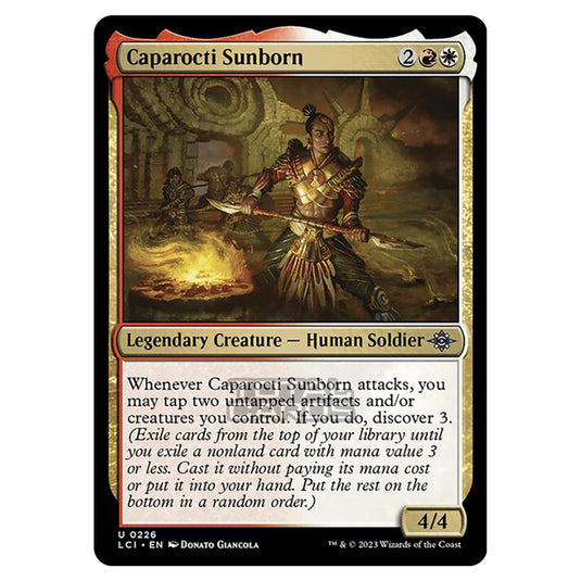 Magic The Gathering - The Lost Caverns of Ixalan - Caparocti Sunborn - 0226