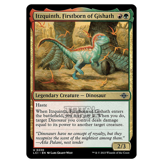 Magic The Gathering - The Lost Caverns of Ixalan - Itzquinth, Firstborn of Gishath - 0230