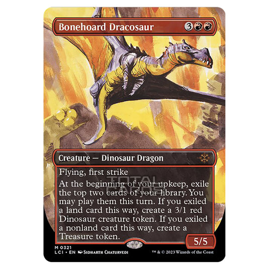 Magic The Gathering - The Lost Caverns of Ixalan - Bonehoard Dracosaur (Borderless) - 0321