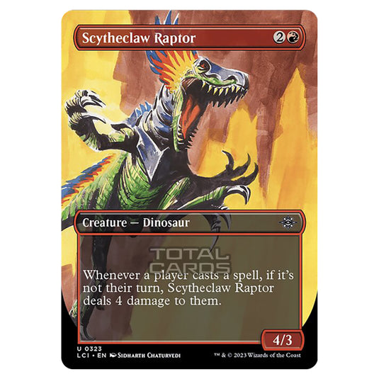 Magic The Gathering - The Lost Caverns of Ixalan - Scytheclaw Raptor (Borderless) - 0323