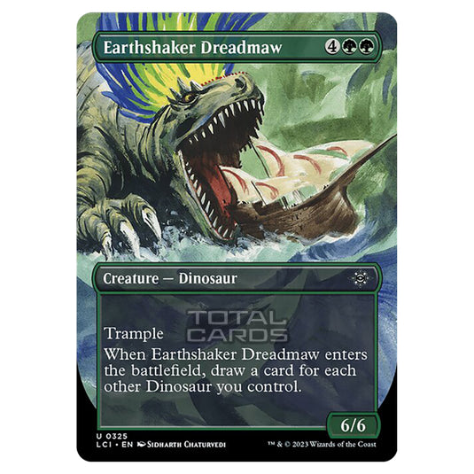 Magic The Gathering - The Lost Caverns of Ixalan - Earthshaker Dreadmaw (Borderless) - 0325