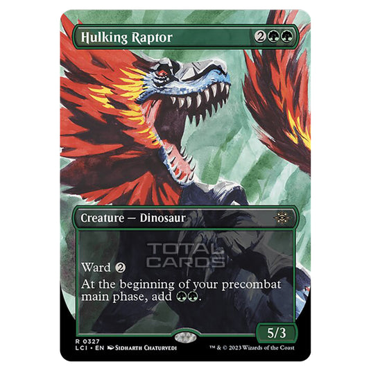 Magic The Gathering - The Lost Caverns of Ixalan - Hulking Raptor (Borderless) - 0327