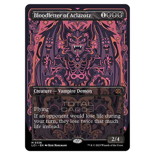 Magic The Gathering - The Lost Caverns of Ixalan - Bloodletter of Aclazotz (Borderless) - 0336