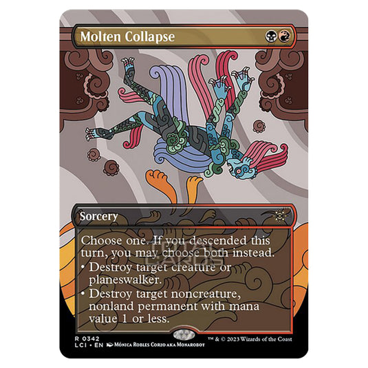 Magic The Gathering - The Lost Caverns of Ixalan - Molten Collapse (Borderless) - 0342