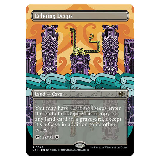 Magic The Gathering - The Lost Caverns of Ixalan - Echoing Deeps (Borderless) - 0346