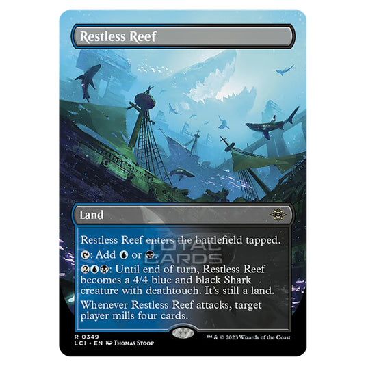 Magic The Gathering - The Lost Caverns of Ixalan - Restless Reef (Borderless) - 0349