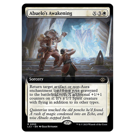 Magic The Gathering - The Lost Caverns of Ixalan - Abuelo's Awakening (Extended Art) - 0353