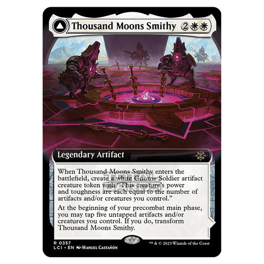 Magic The Gathering - The Lost Caverns of Ixalan - Thousand Moons Smithy // Barracks of the Thousand (Extended Art) - 0357