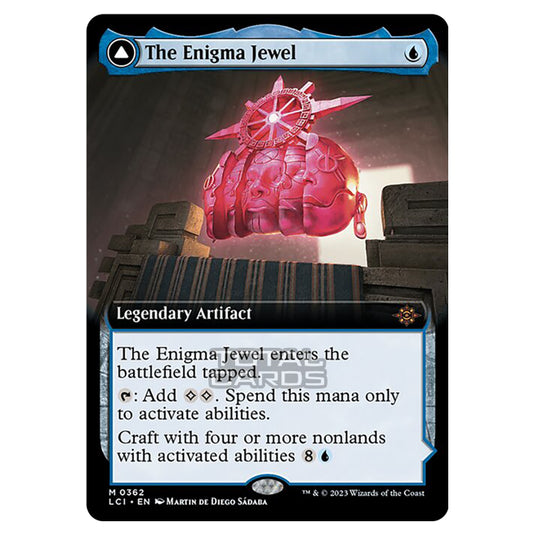 Magic The Gathering - The Lost Caverns of Ixalan - The Enigma Jewel // Locus of Enlightenment (Extended Art) - 0362