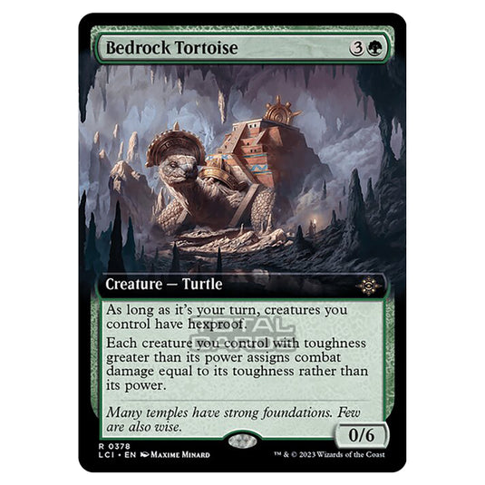 Magic The Gathering - The Lost Caverns of Ixalan - Bedrock Tortoise (Extended Art) - 0378