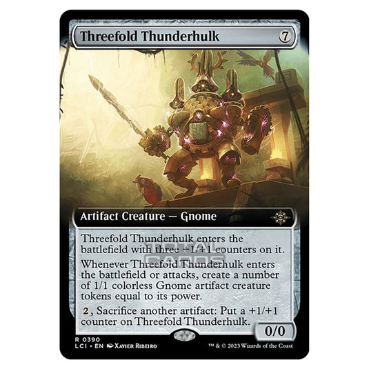 Magic The Gathering - The Lost Caverns of Ixalan - Threefold Thunderhulk (Extended Art) - 0390