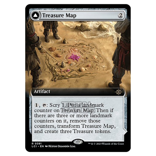 Magic The Gathering - The Lost Caverns of Ixalan - Treasure Map // Treasure Cove (Extended Art) - 0391