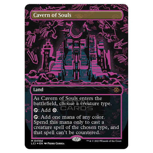 Magic The Gathering - The Lost Caverns of Ixalan - Cavern of Souls (Neon Ink) - 0410d