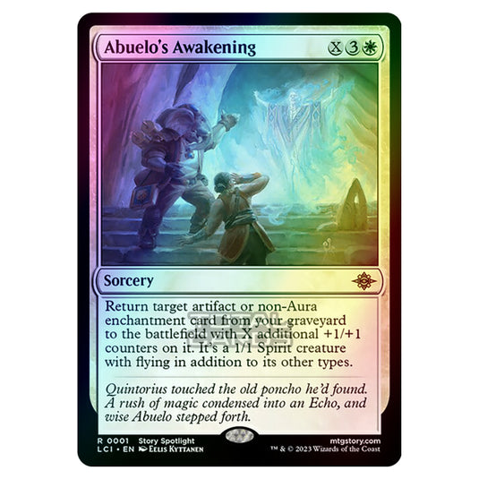 Magic The Gathering - The Lost Caverns of Ixalan - Abuelo's Awakening - 0001 (Foil)