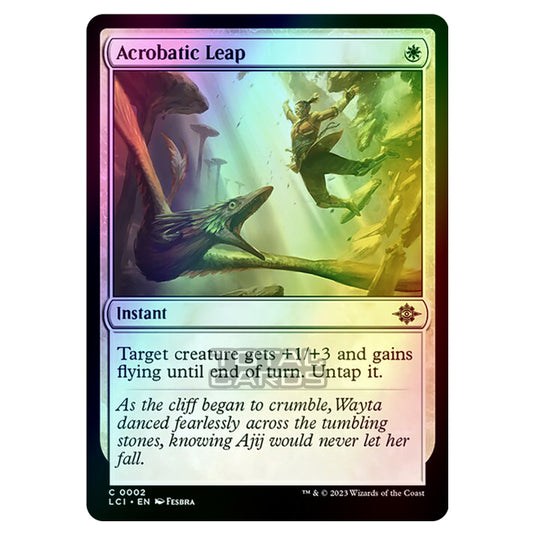 Magic The Gathering - The Lost Caverns of Ixalan - Acrobatic Leap - 0002 (Foil)