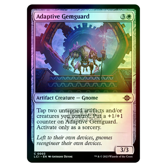 Magic The Gathering - The Lost Caverns of Ixalan - Adaptive Gemguard - 0003 (Foil)