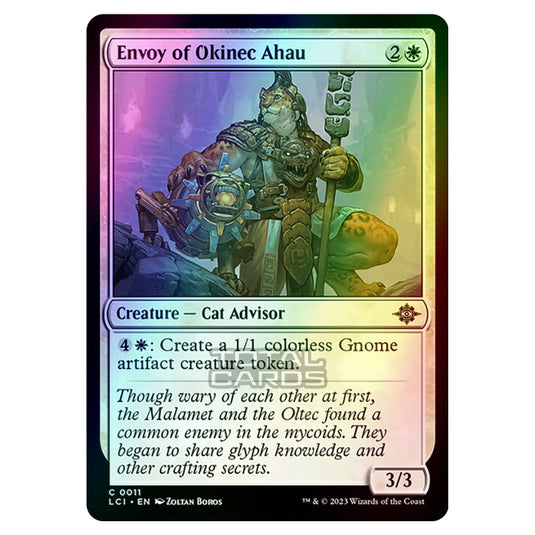 Magic The Gathering - The Lost Caverns of Ixalan - Envoy of Okinec Ahau - 0011 (Foil)