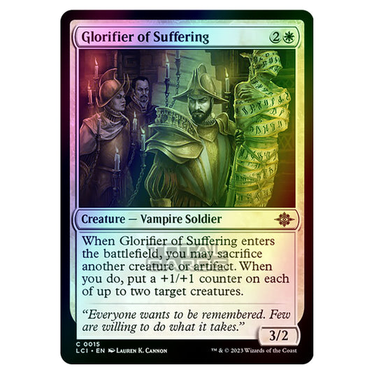 Magic The Gathering - The Lost Caverns of Ixalan - Glorifier of Suffering - 0015 (Foil)