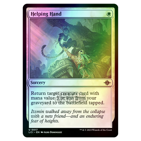 Magic The Gathering - The Lost Caverns of Ixalan - Helping Hand - 0017 (Foil)