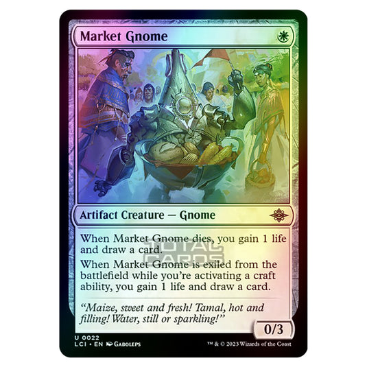 Magic The Gathering - The Lost Caverns of Ixalan - Market Gnome - 0022 (Foil)