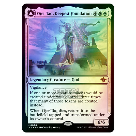 Magic The Gathering - The Lost Caverns of Ixalan - Ojer Taq, Deepest Foundation // Temple of Civilization - 0026 (Foil)