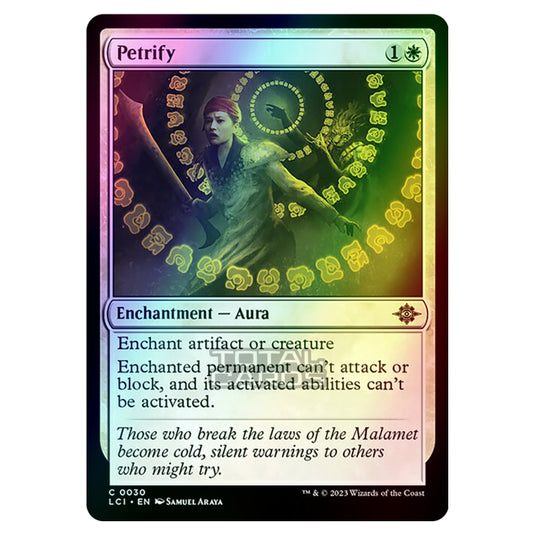 Magic The Gathering - The Lost Caverns of Ixalan - Petrify - 0030 (Foil)