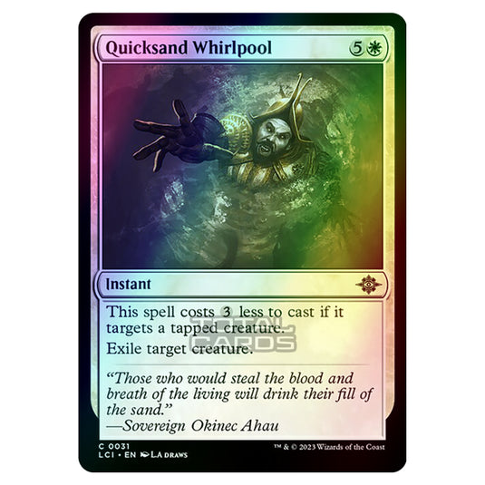 Magic The Gathering - The Lost Caverns of Ixalan - Quicksand Whirlpool - 0031 (Foil)