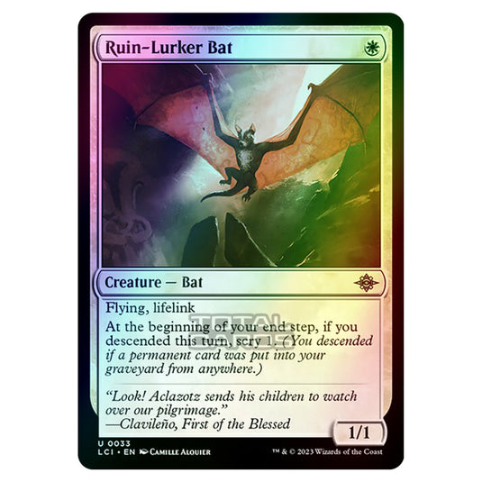 Magic The Gathering - The Lost Caverns of Ixalan - Ruin-Lurker Bat - 0033 (Foil)