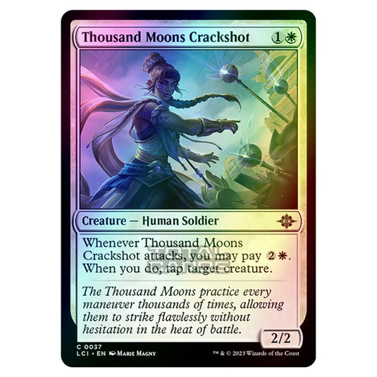 Magic The Gathering - The Lost Caverns of Ixalan - Thousand Moons Crackshot - 0037 (Foil)