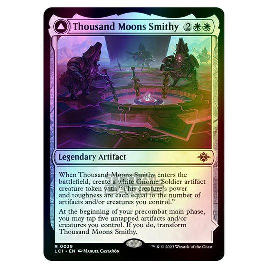 Magic The Gathering - The Lost Caverns of Ixalan - Thousand Moons Smithy // Barracks of the Thousand - 0039 (Foil)