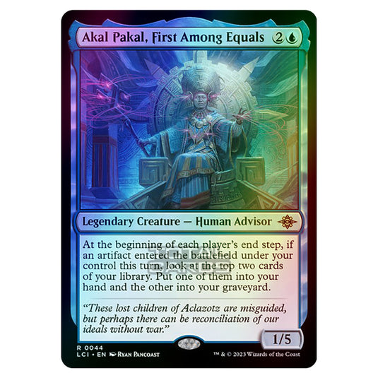 Magic The Gathering - The Lost Caverns of Ixalan - Akal Pakal, First Among Equals - 0044 (Foil)