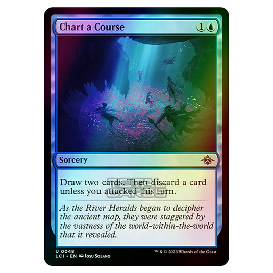 Magic The Gathering - The Lost Caverns of Ixalan - Chart a Course - 0048 (Foil)