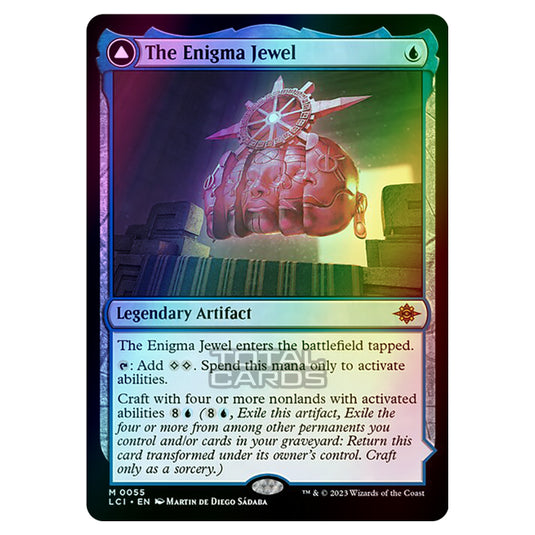 Magic The Gathering - The Lost Caverns of Ixalan - The Enigma Jewel // Locus of Enlightenment - 0055 (Foil)