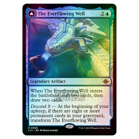 Magic The Gathering - The Lost Caverns of Ixalan - The Everflowing Well // The Myriad Pools - 0056 (Foil)