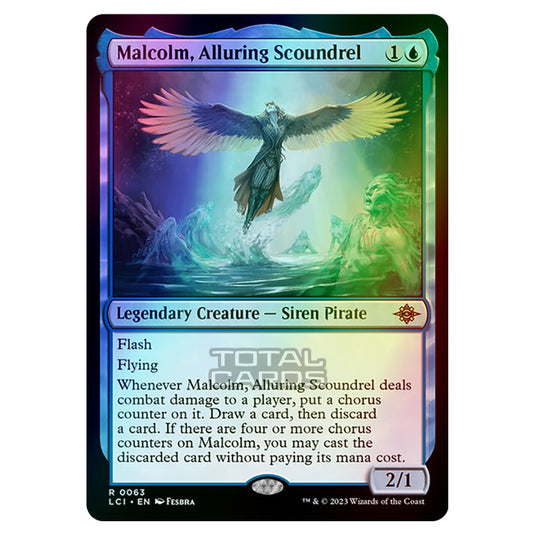 Magic The Gathering - The Lost Caverns of Ixalan - Malcolm, Alluring Scoundrel - 0063 (Foil)