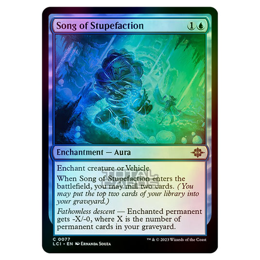 Magic The Gathering - The Lost Caverns of Ixalan - Song of Stupefaction - 0077 (Foil)