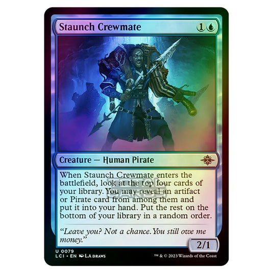 Magic The Gathering - The Lost Caverns of Ixalan - Staunch Crewmate - 0079 (Foil)