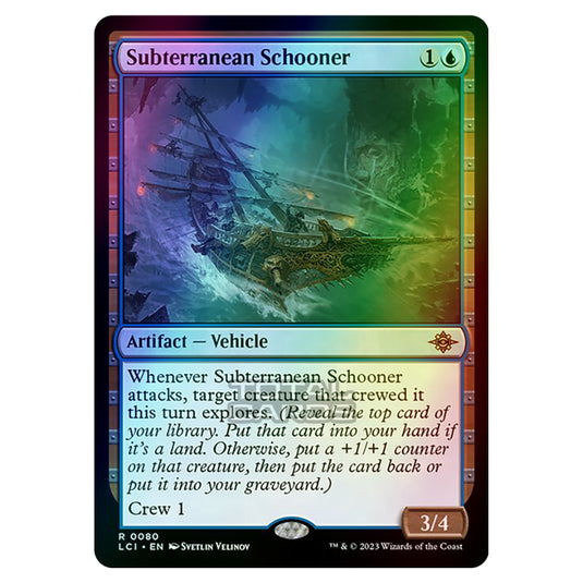 Magic The Gathering - The Lost Caverns of Ixalan - Subterranean Schooner - 0080 (Foil)