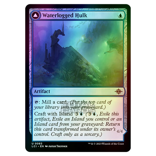 Magic The Gathering - The Lost Caverns of Ixalan - Waterlogged Hulk // Watertight Gondola - 0083 (Foil)