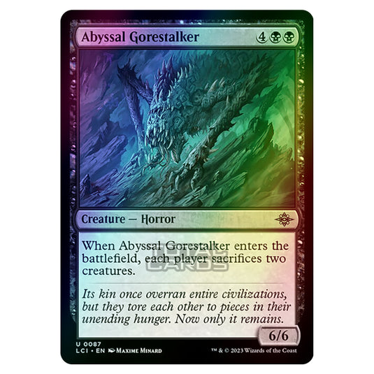 Magic The Gathering - The Lost Caverns of Ixalan - Abyssal Gorestalker - 0087 (Foil)