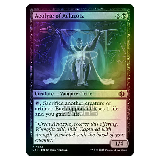 Magic The Gathering - The Lost Caverns of Ixalan - Acolyte of Aclazotz - 0089 (Foil)