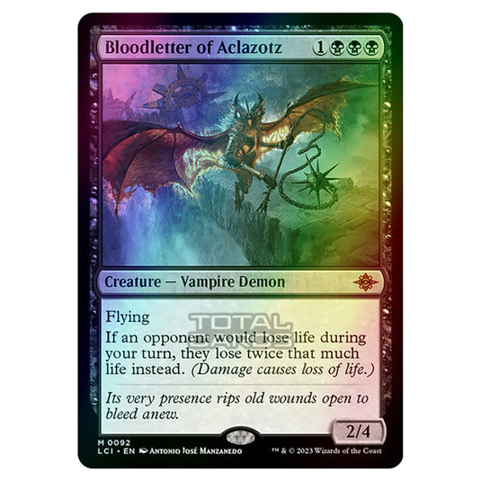 Magic The Gathering - The Lost Caverns of Ixalan - Bloodletter of Aclazotz - 0092 (Foil)