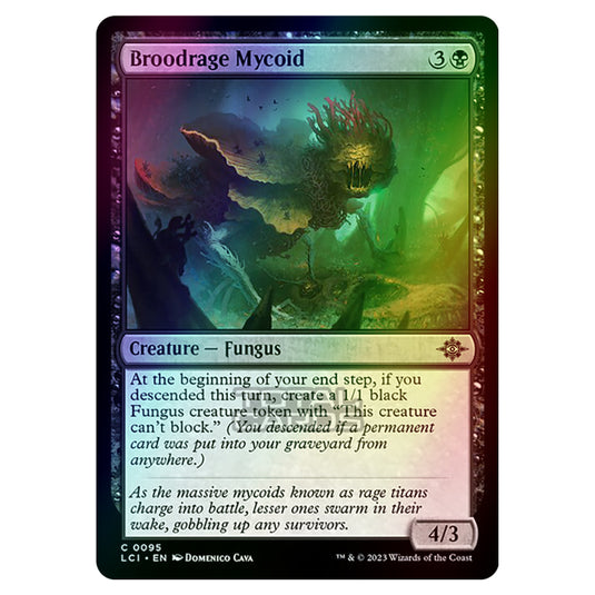 Magic The Gathering - The Lost Caverns of Ixalan - Broodrage Mycoid - 0095 (Foil)