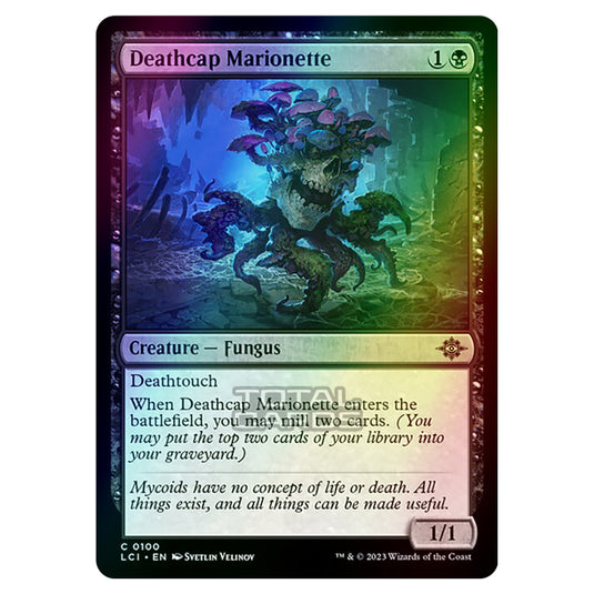 Magic The Gathering - The Lost Caverns of Ixalan - Deathcap Marionette - 0100 (Foil)