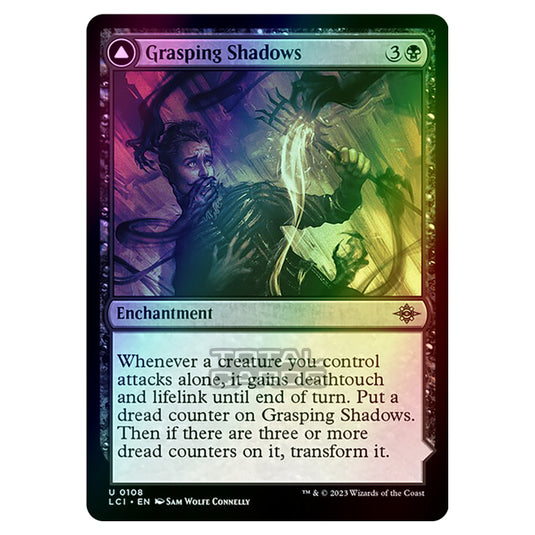 Magic The Gathering - The Lost Caverns of Ixalan - Grasping Shadows // Shadows' Lair - 0108 (Foil)