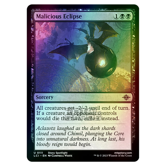 Magic The Gathering - The Lost Caverns of Ixalan - Malicious Eclipse - 0111 (Foil)