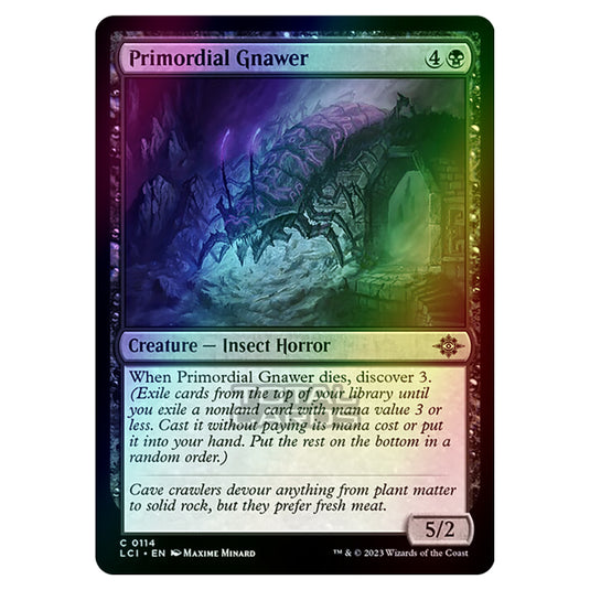 Magic The Gathering - The Lost Caverns of Ixalan - Primordial Gnawer - 0114 (Foil)