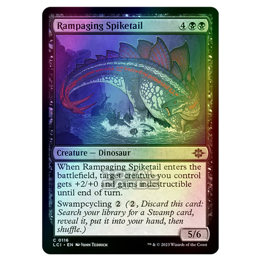 Magic The Gathering - The Lost Caverns of Ixalan - Rampaging Spiketail - 0116 (Foil)