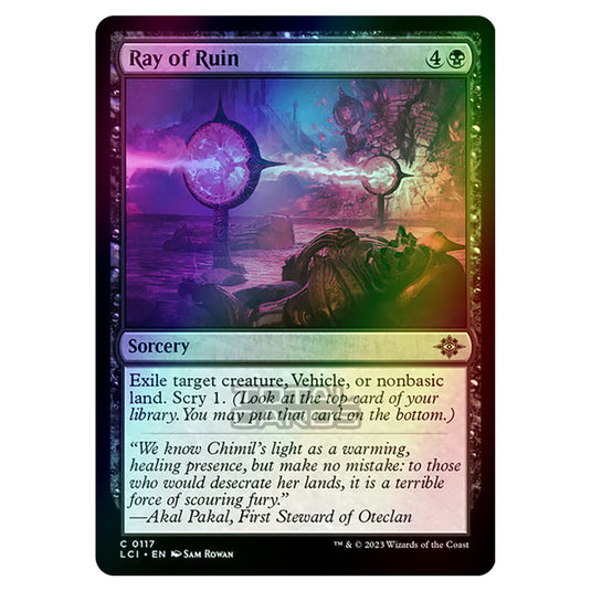 Magic The Gathering - The Lost Caverns of Ixalan - Ray of Ruin - 0117 (Foil)