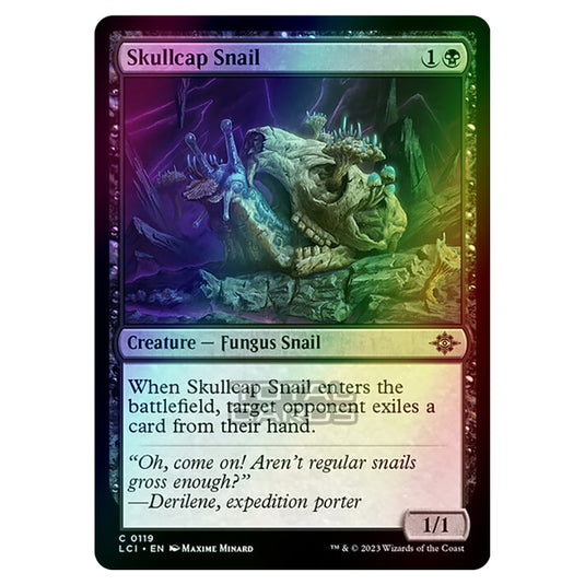 Magic The Gathering - The Lost Caverns of Ixalan - Skullcap Snail - 0119 (Foil)